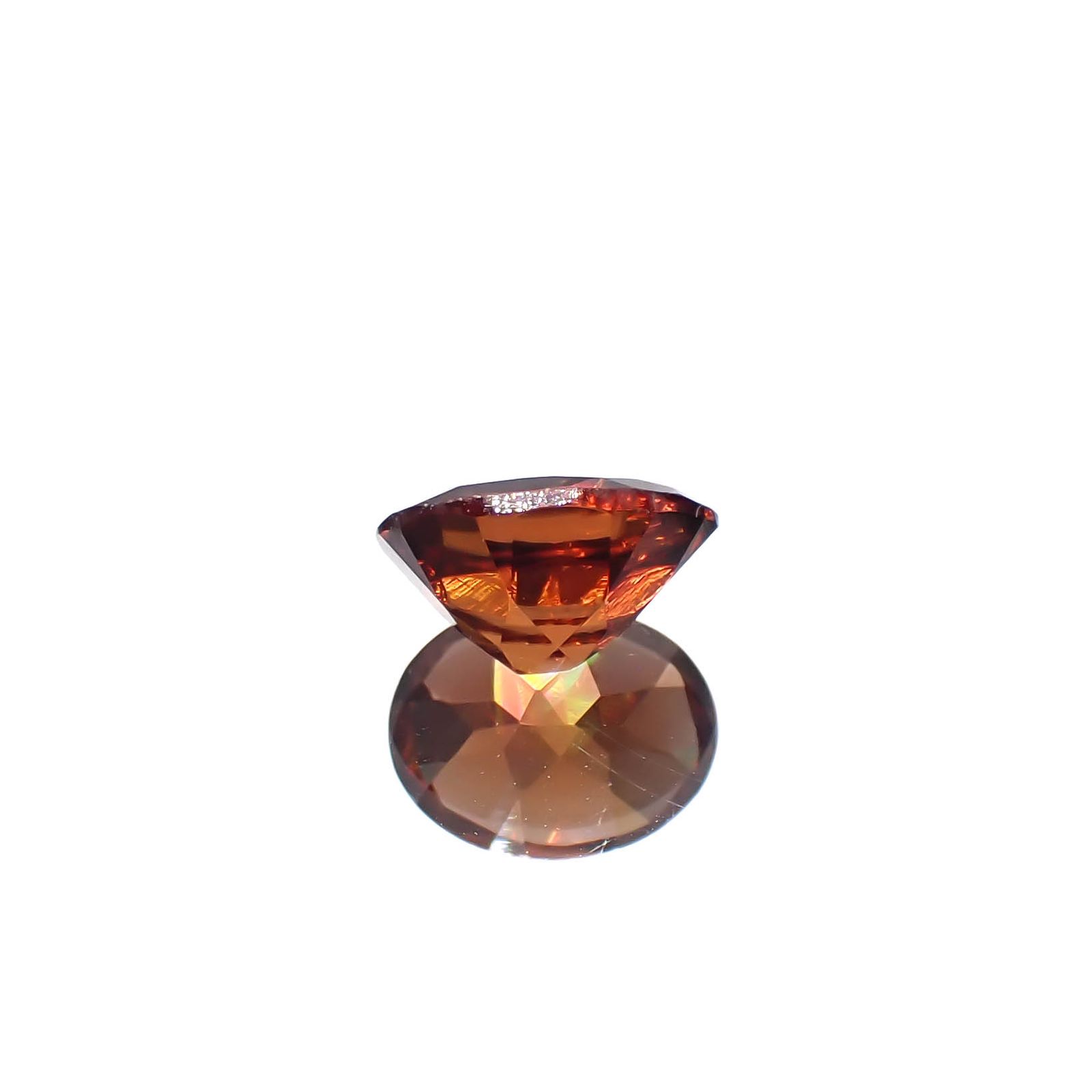 オレンジジルコン スリランカ/カンボジア産 2.80ct[240728501]9x7.1mm前後