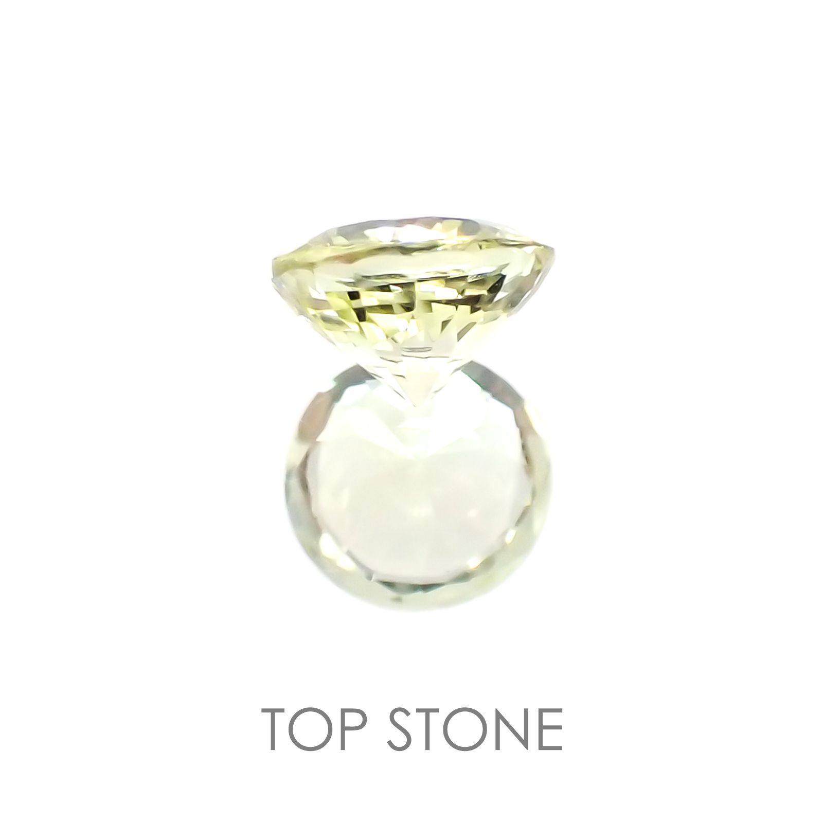 クリソベリル タンザニア産 ルース 0.42ct[20117783]4.6×4.5mm前後