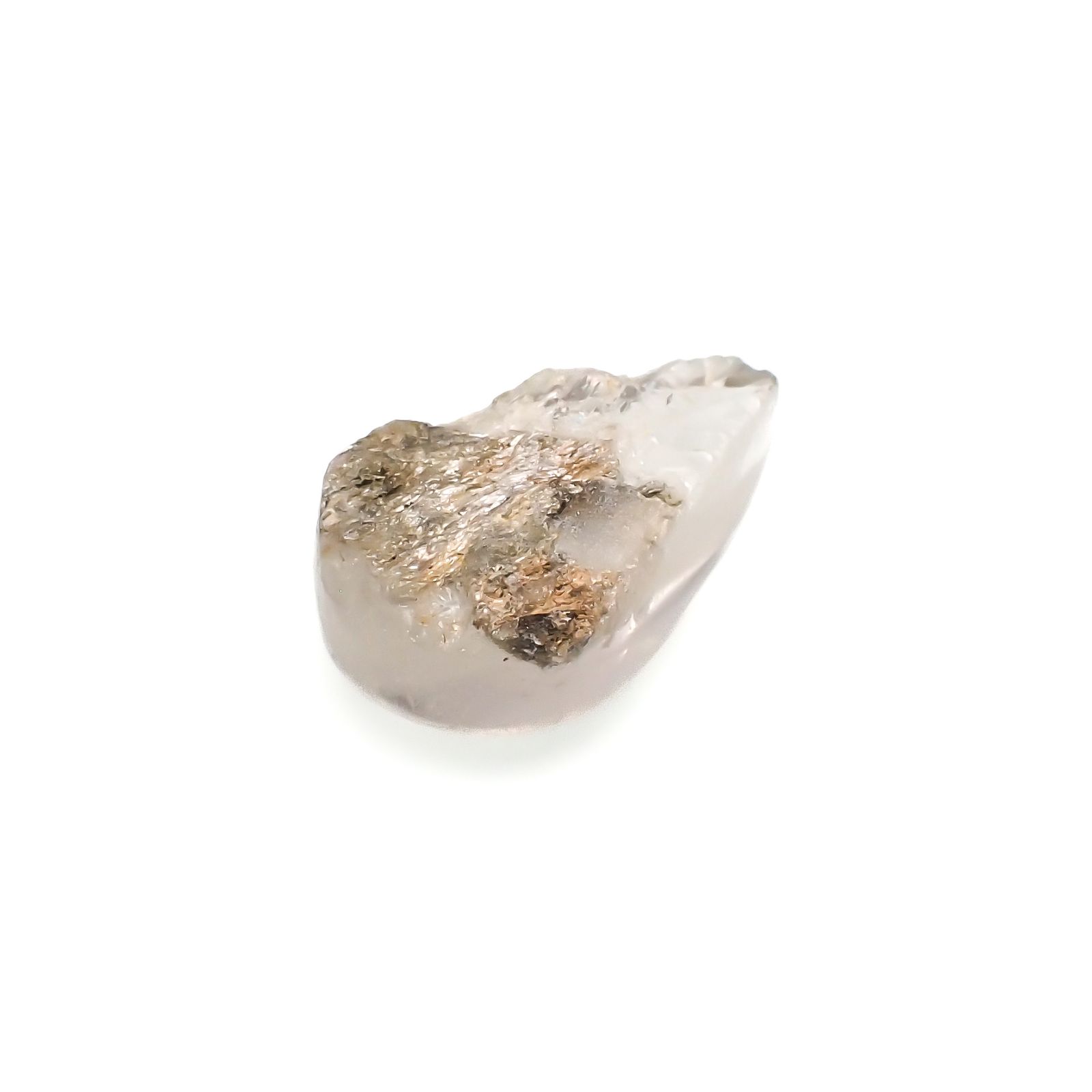 ホワイトガーデンクォーツ ブラジル産 38.05ct[230722631]30x17.7mm前後