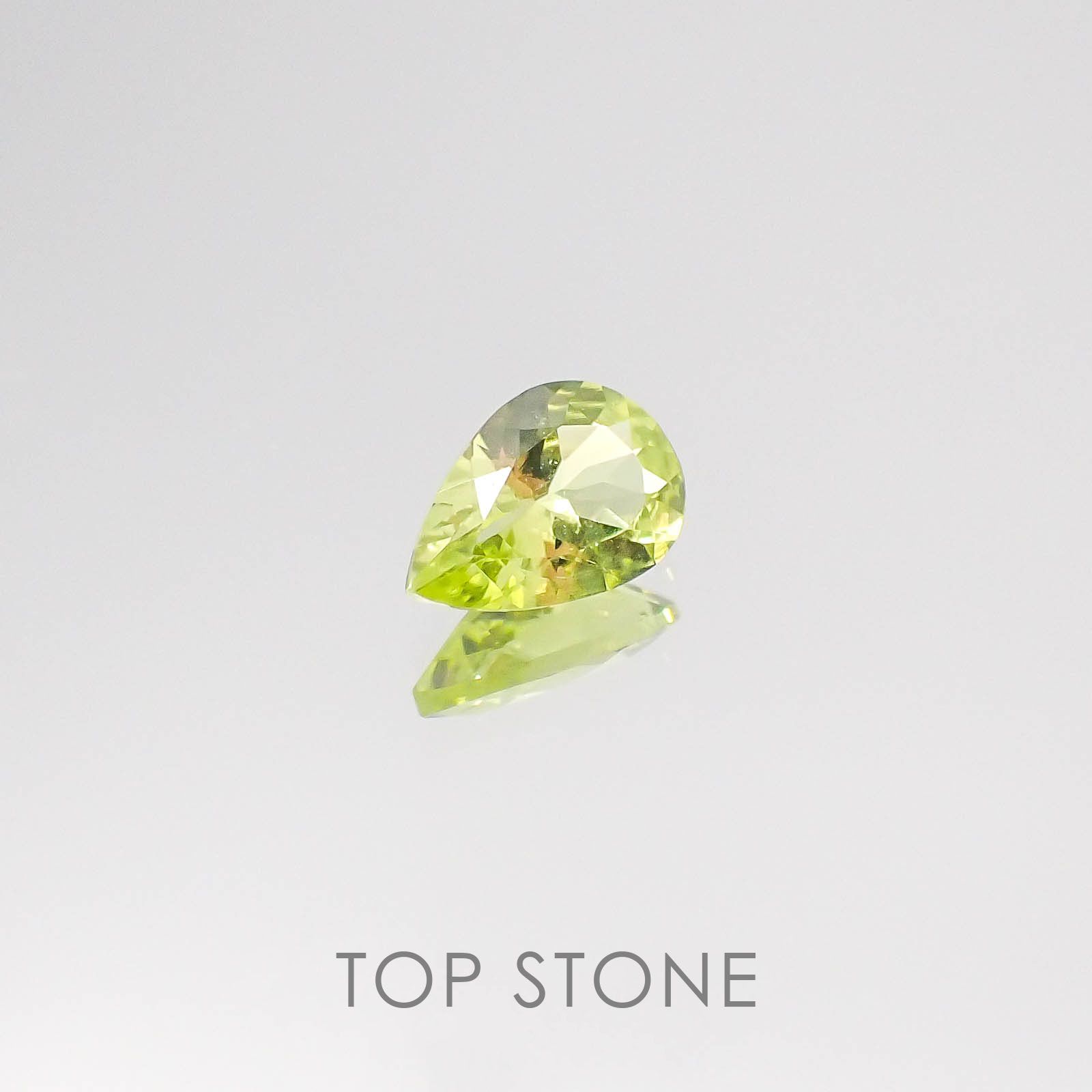 パロットクリソベリル インド産 ルース 0.41ct[20084678]6.2×4.1mm前後