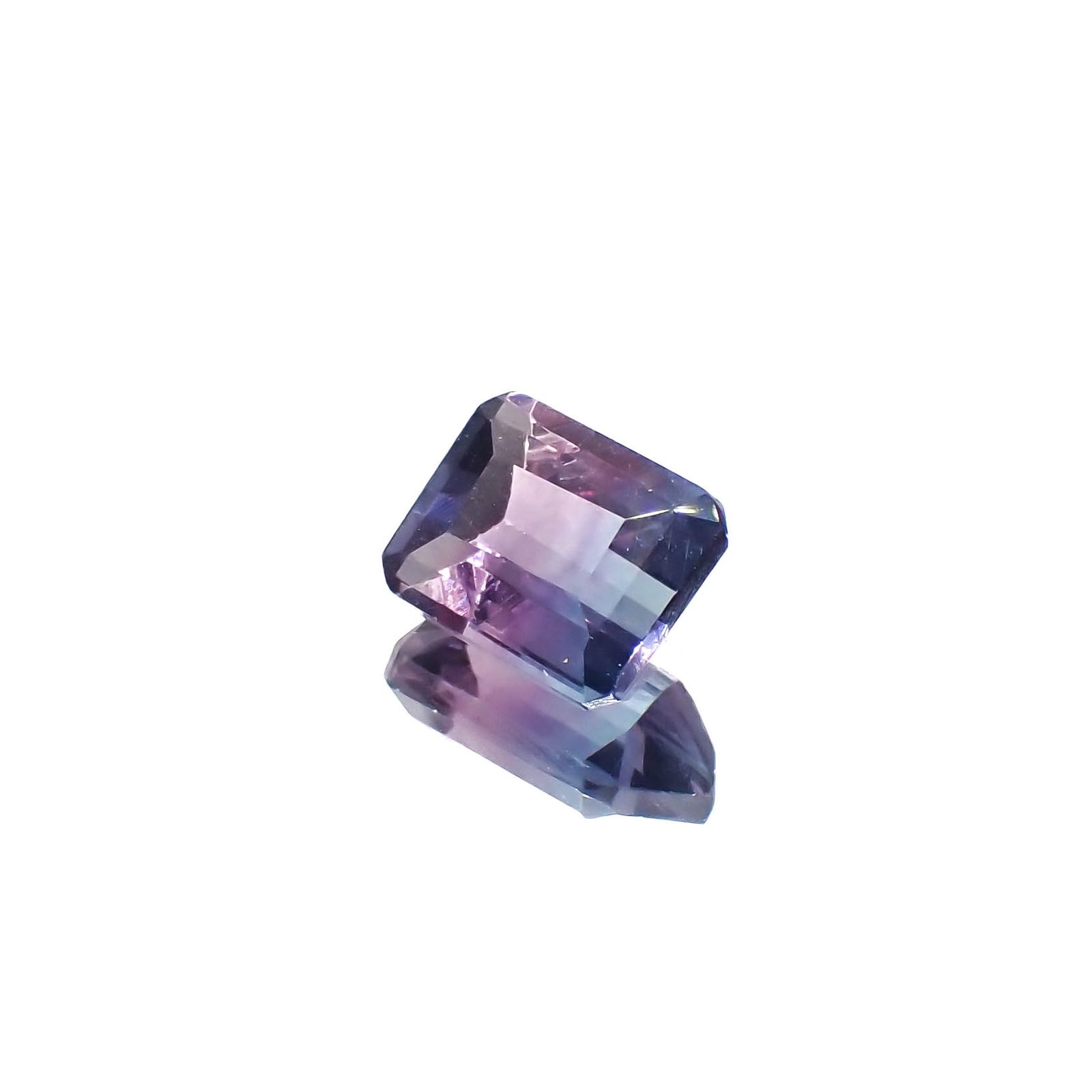 パーティカラーフローライト ブラジル産 2.94ct[230421755]8.8x6.9mm前後