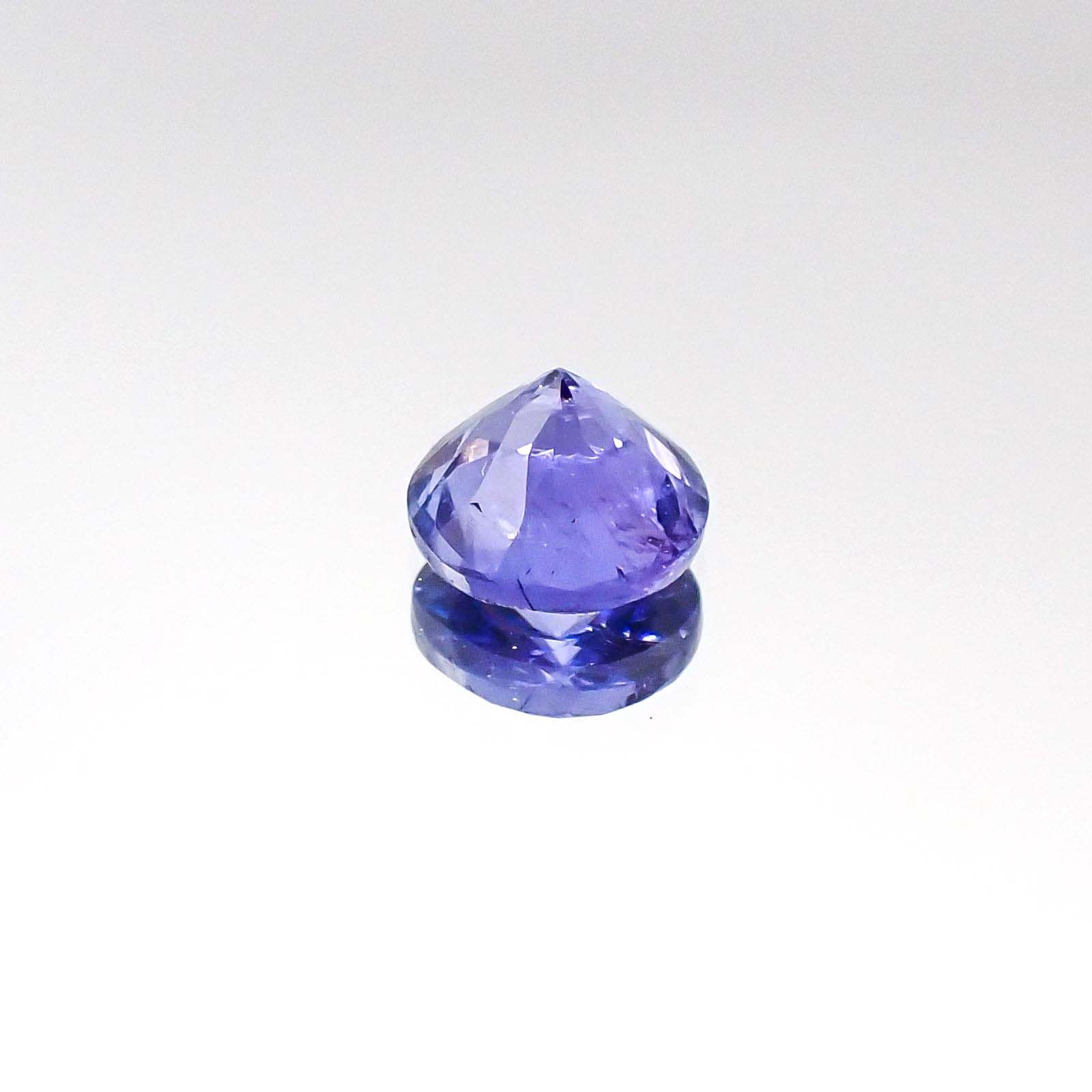 タンザナイト(宝石名タンザナイト)タンザニア産 0.51ct 識別済[230723004]5x4.9mm前後
