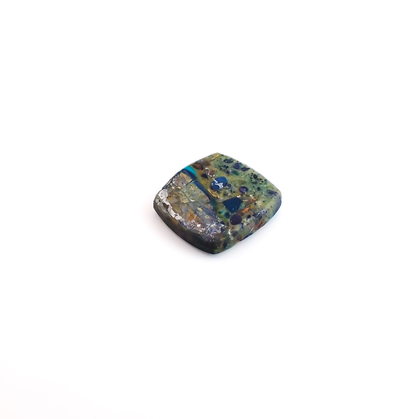 ブルーオパール ペルー産 2.83ct / 11.8x11.7mm前後 [260933090]