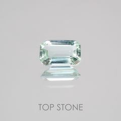 ミントベリル(宝石名グリーン・ベリル) ブラジル産 0.18ct 識別済[21069720]4.6×3.1mm前後