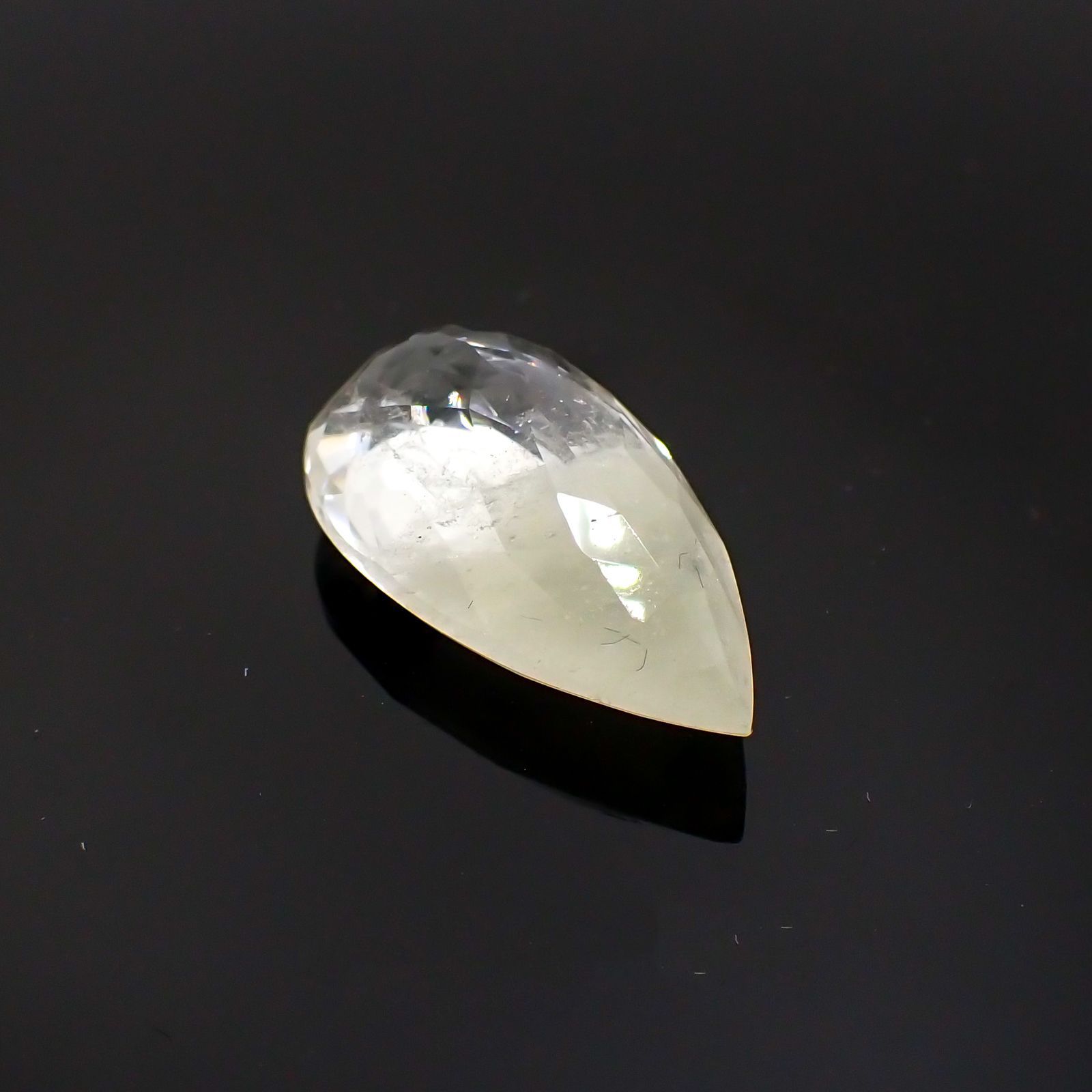 サルファーインクォーツ ブラジル産 11.77ct[231124312]22.2x12.1mm前後
