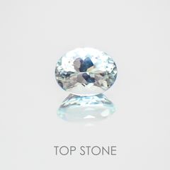 アンブリゴナイト/モンテブラサイト マダガスカル産 ルース 0.76ct[21018016]6.4×4.9mm前後