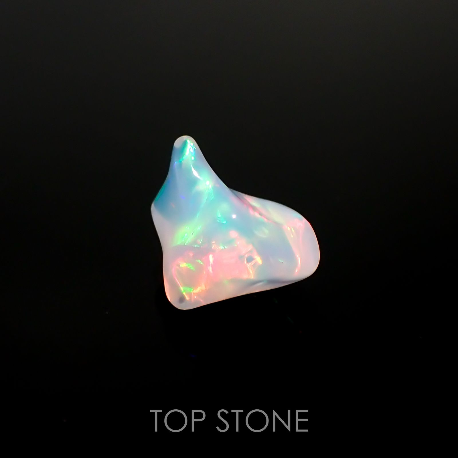 ◇バロック型◇エチオピアオパール(宝石名オパール) エチオピア産 3.79ct 識別済[210813175]13.2×10.9mm前後