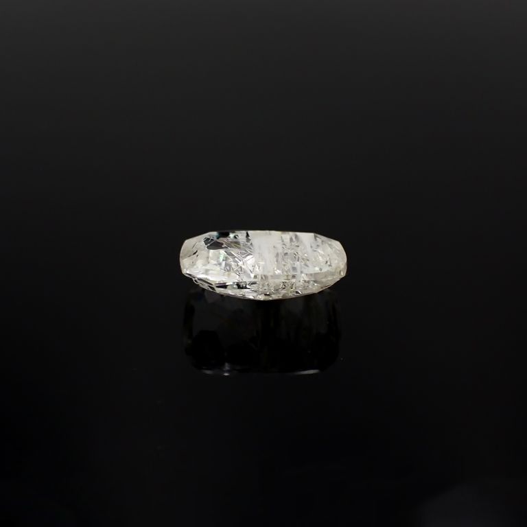 レインボーニードルイントパーズ(チューブイントパーズ) ミャンマー産 5.97ct[230320819]12.9x10.2mm前後