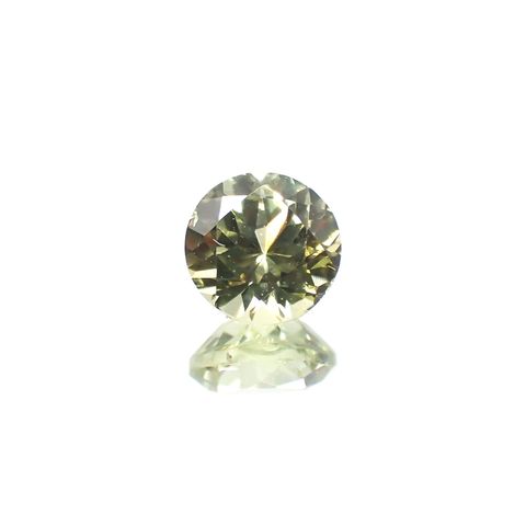 モンタナサファイア(宝石名イエロー・サファイア) アメリカ・モンタナ州産 0.53ct 識別済[250712117]4.5×4.5mm前後