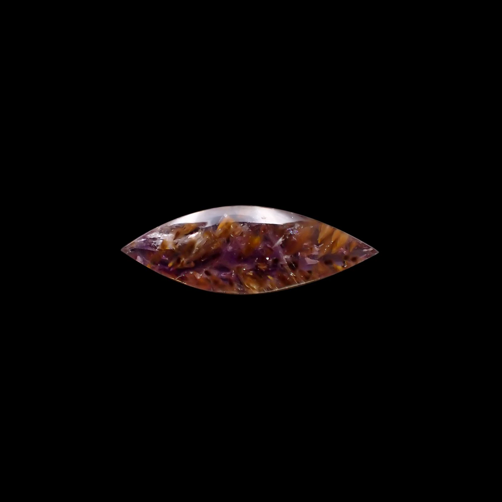 ゲーサイトインアメジスト ブラジル産 9.18ct[230421514]33.3x11.4mm前後