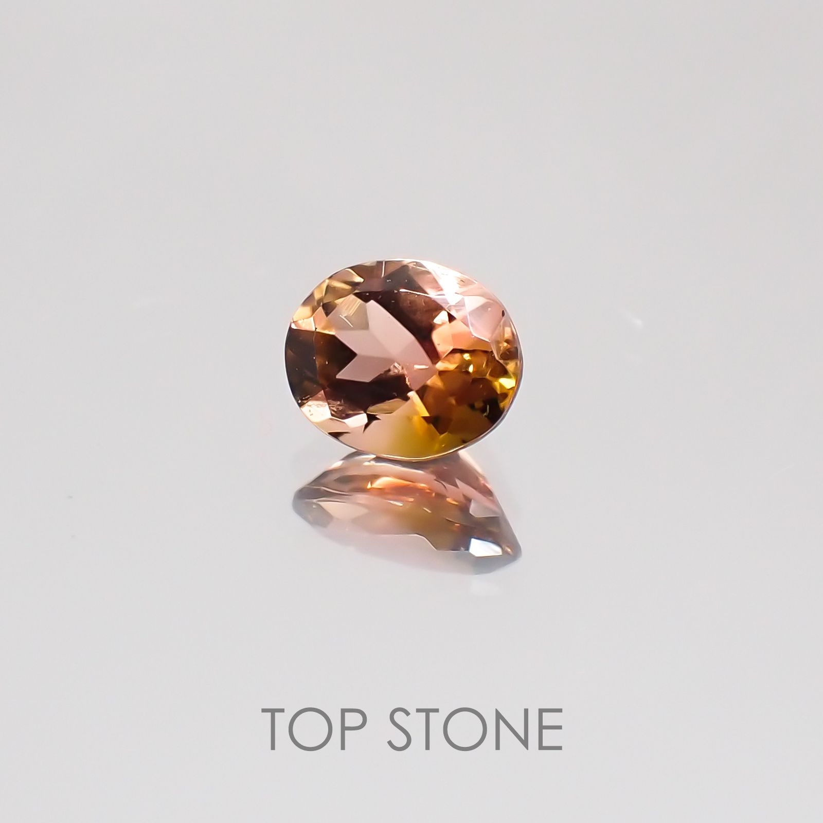 バイカラートルマリン ブラジル産 ルース 0.36ct[20128995]5×4mm前後