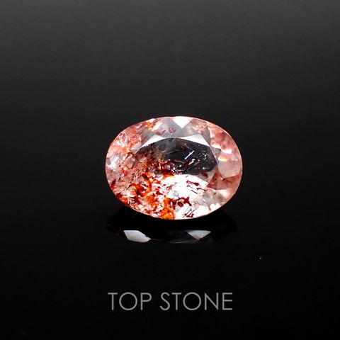 ファイヤークォーツ ナイジェリア産 1.59ct[210410205]9.2×7.1mm前後