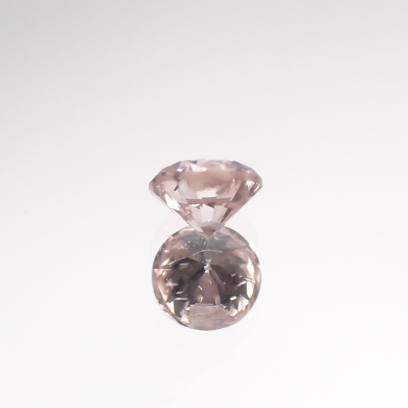 ピンクダイヤモンド(宝石名ダイヤモンド) I-1 / LIGHT ORANGY PINK 0.097ct ソ付(CGL)[210711779]2.8×2.8mm前後