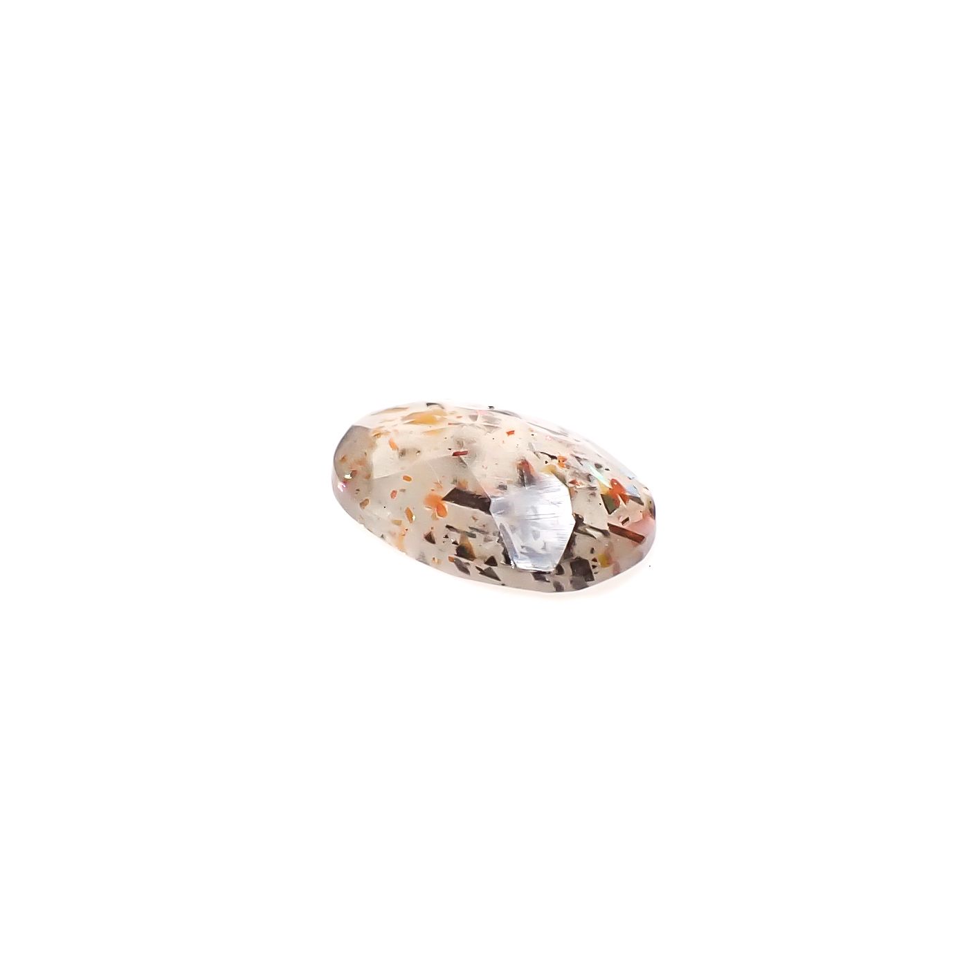 レインボーラティスサンストーン オーストラリア産 1.00ct [250229852]8.9x6.2mm前後