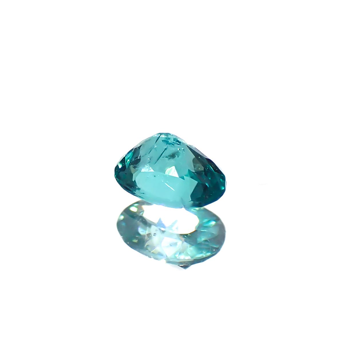 パライバトルマリン ブラジル・ムルング鉱山産 0.071ct[240928800]3x2.3mm前後