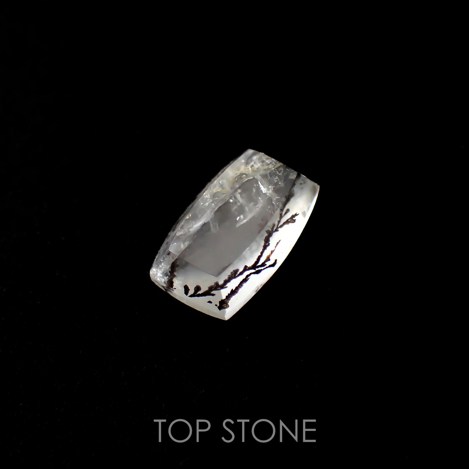 デンドリチッククォーツ ブラジル産 3.60ct[220817336]12.4x7.7mm前後