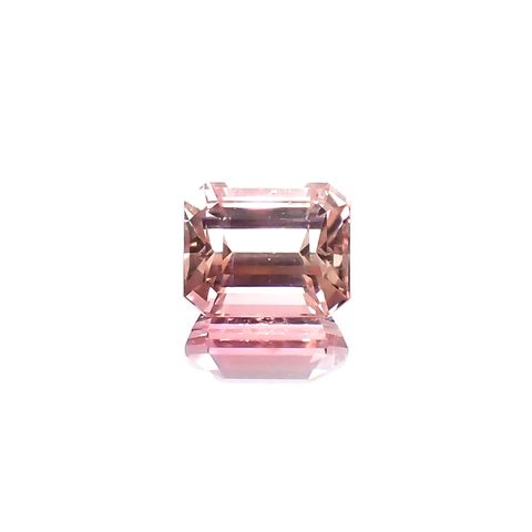 ピンクトルマリン(宝石名ピンク・トルマリン) ルワンダ産 1.170ct ソ付(彩珠)[250711592]6.6×5.3mm前後