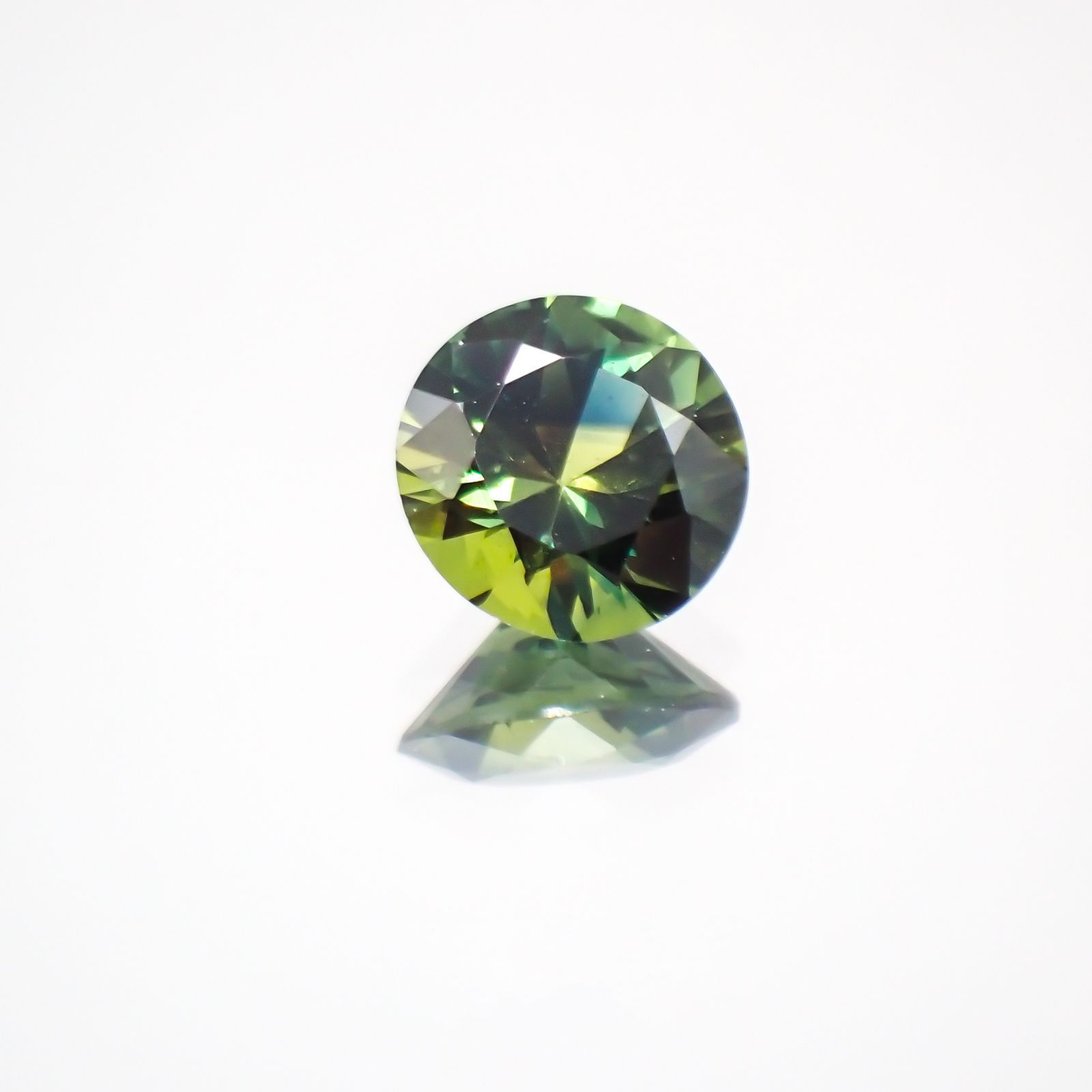 モンタナサファイア アメリカ産 ルース 0.49ct[210410622]4.8×4.8mm前後