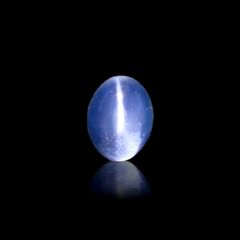 アパタイトキャッツアイ(宝石名ブルー・アパタイト・キャッツアイ)マダガスカル産 1.486ct ソ付(彩珠)[231124144]7.6x6mm前後