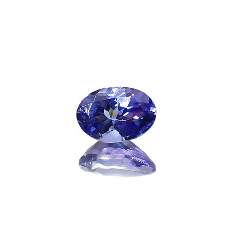 タンザナイト(宝石名タンザナイト)タンザニア産 0.74ct 識別済[240627892]6.7x4.5mm前後