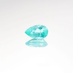 パライバトルマリン(宝石名トルマリン/別名パライバ・トルマリン) ブラジル産 0.215ct ソ付(宝貴協)[20106451]5.0×3.1mm前後