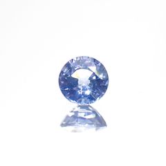 アイスブルーサファイア(宝石名サファイア)スリランカ/マダガスカル産 0.45ct 識別済[220515957]4.5x4.5mm前後
