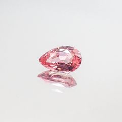 パパラチャサファイア スリランカ産 0.43ct DGL鑑付[20062901]5.9×3.8mm前後