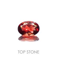 レッドラブラドライト(宝石名ラブラドライト)エチオピア産 0.48ct 識別済[230220387]6.5x4.6mm前後