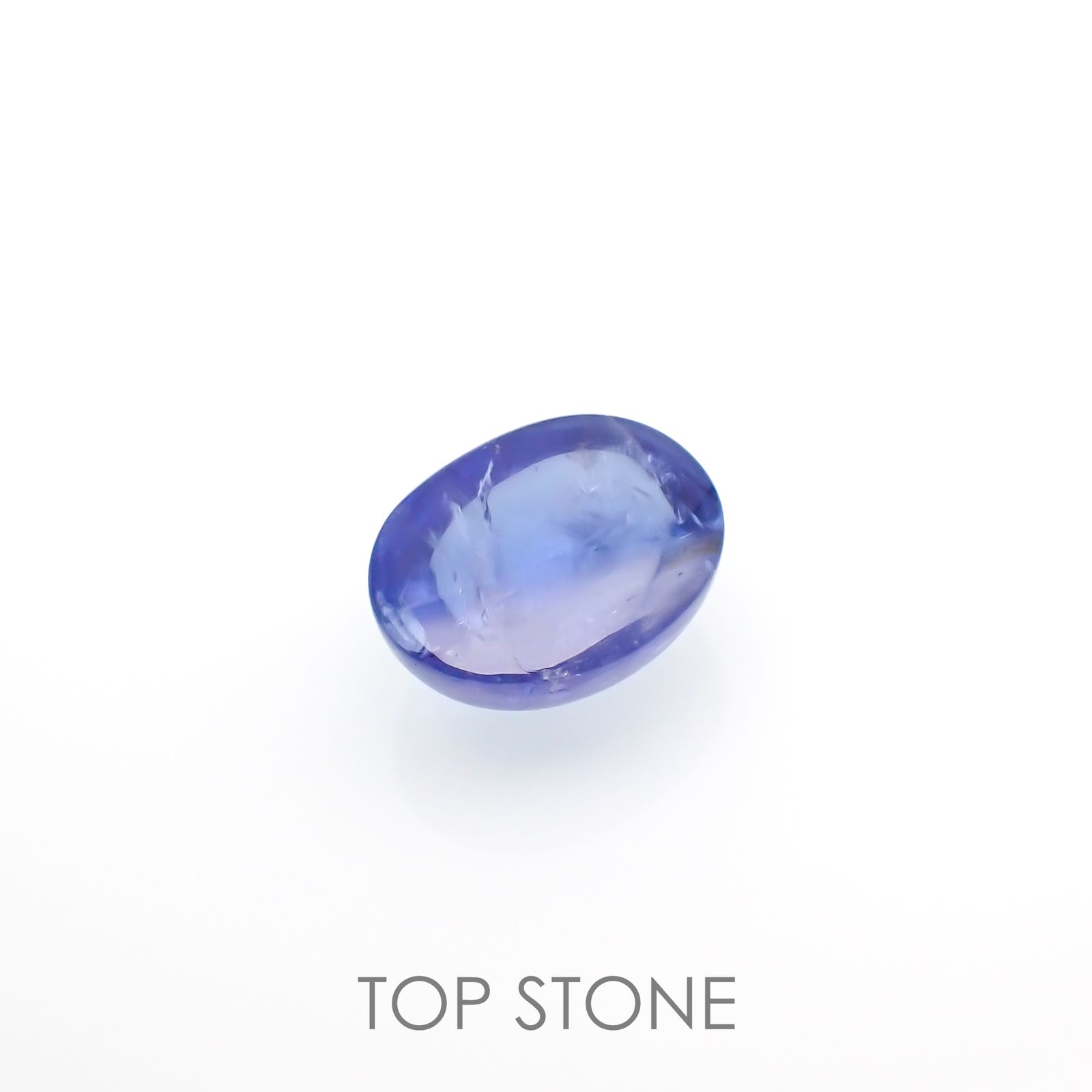 バイカラータンザナイト(ゾイサイト) タンザニア産 ルース 3.72ct[210912242]10.2×8mm前後