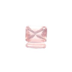 ディープローズクォーツ(宝石名ローズ・クォーツ)モザンビーク産 0.70ct 識別済[230622417]6.2x4.5mm前後
