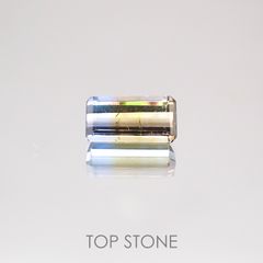 バイカラータンザナイト(ゾイサイト)非加熱 タンザニア産 ルース 0.5ct[210610949]5.9×3.1mm前後