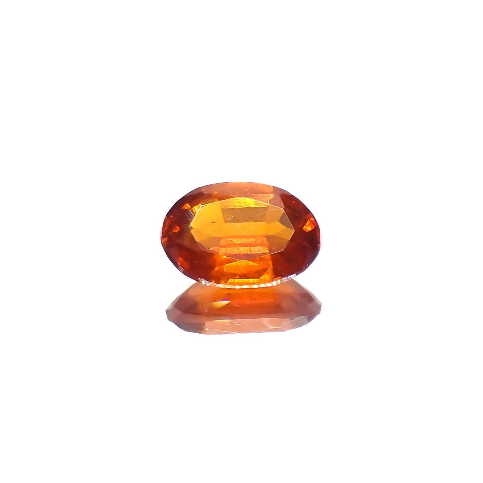 オレンジカイヤナイト ネパール産 0.89ct / 7x4.9mm前後 [251020596]