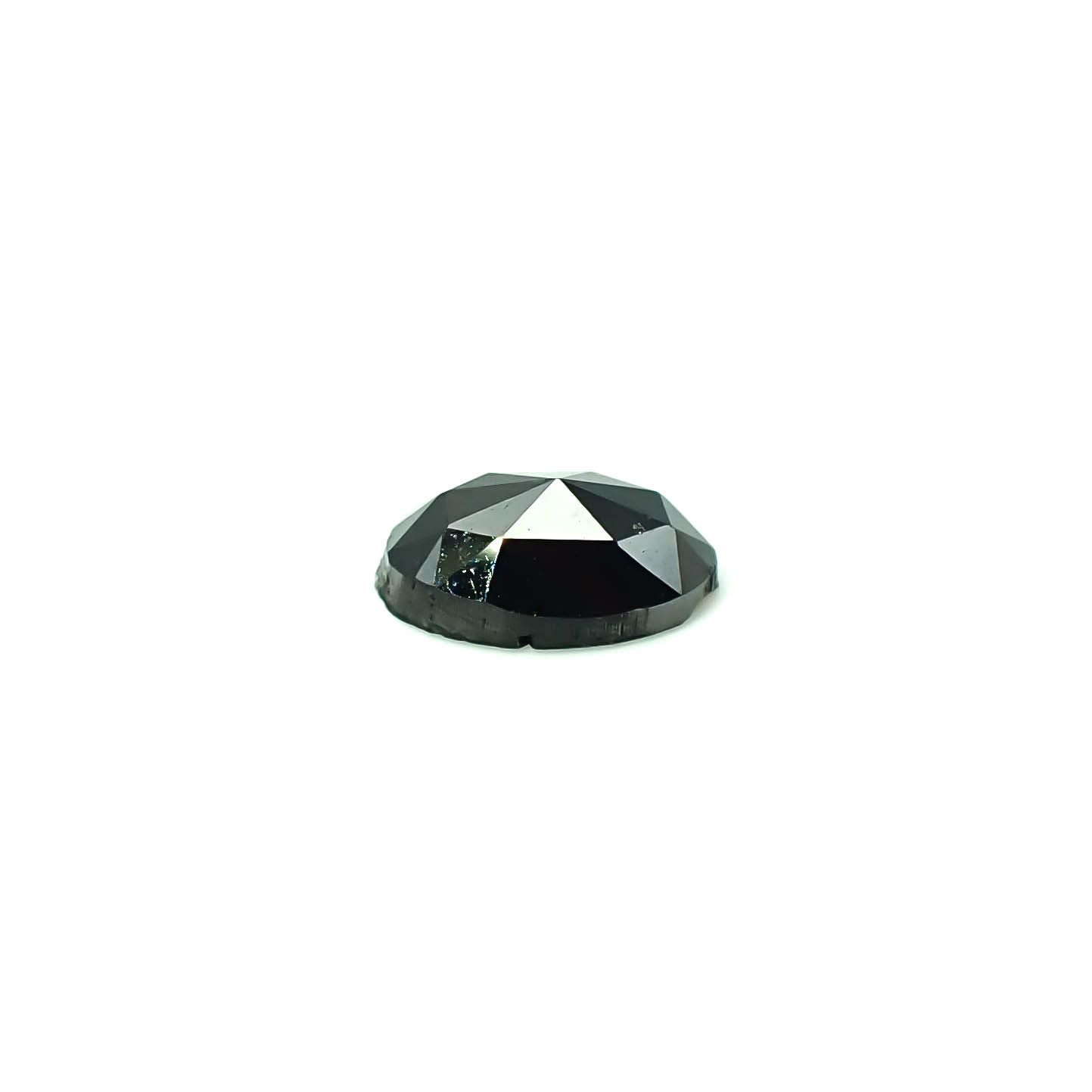 ◇ローズカット◇ブラックダイヤモンド ジンバブエ産 0.58ct / 6.5x4.3mm前後 [251131321]