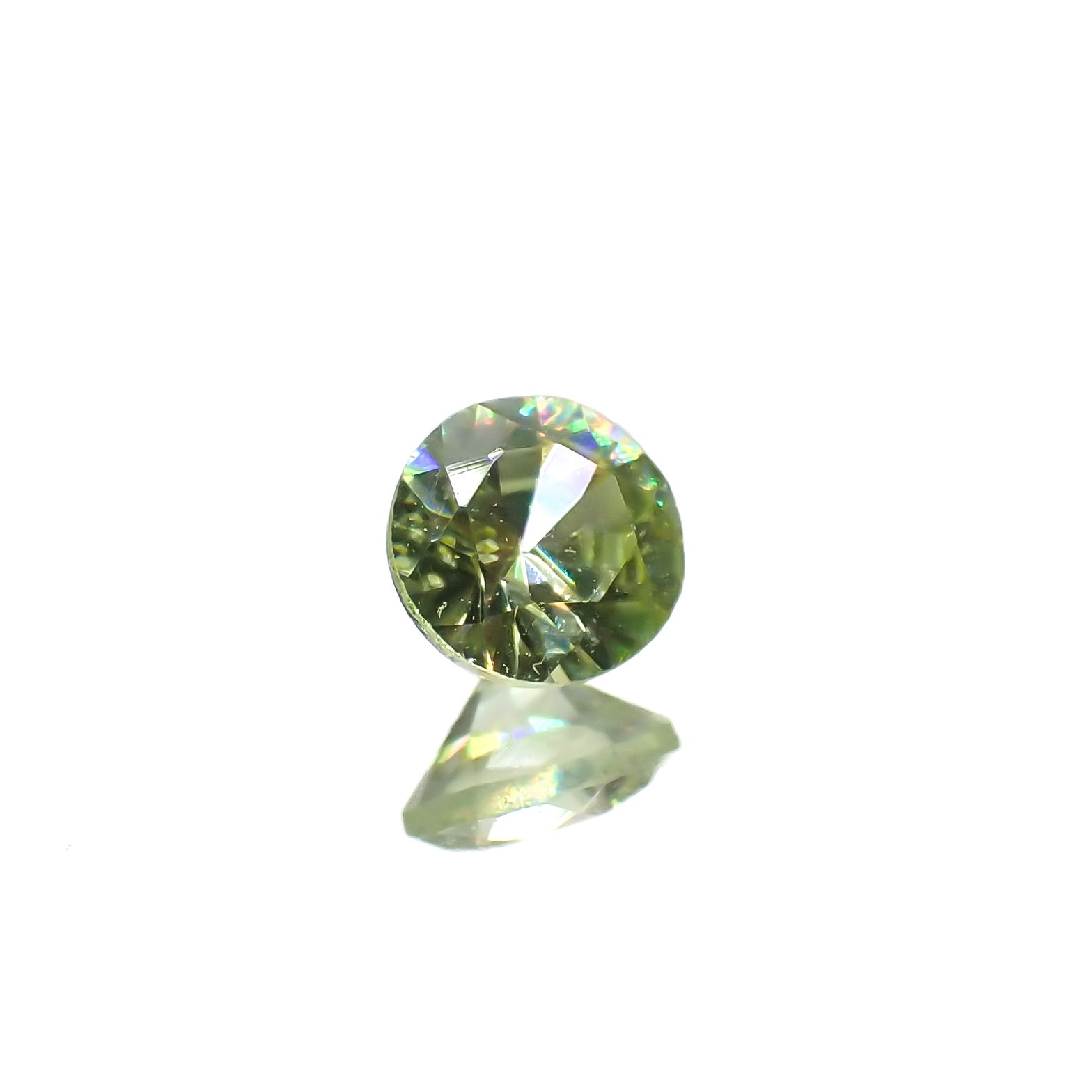 スフェーン(宝石名スフェーン)マダガスカル産 0.18ct 識別済[231224728]3.5x3.5mm前後
