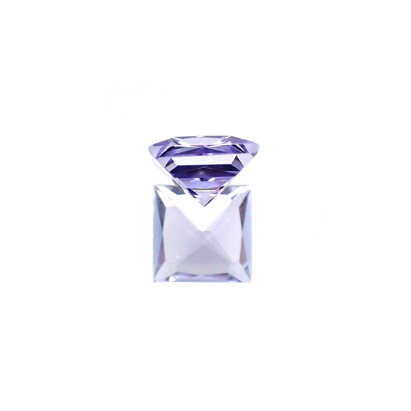 ◇プリンセスカット◇タンザナイト(宝石名タンザナイト)タンザニア産 0.46ct 識別済[230723011]4.5x4.5mm前後