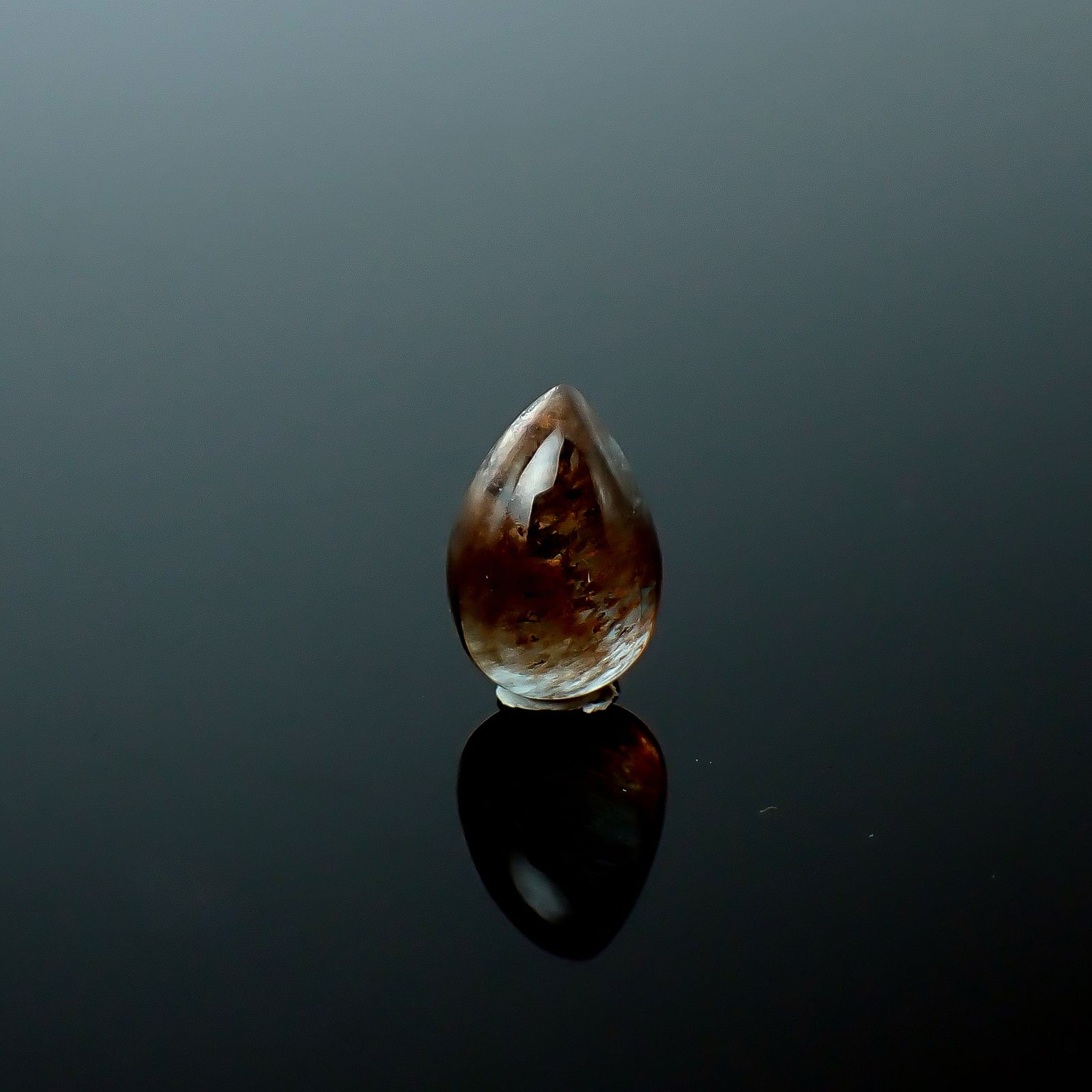アベンチュリンアクアマリン ナイジェリア産 2.35ct / 10.3x7mm前後 [260919772]