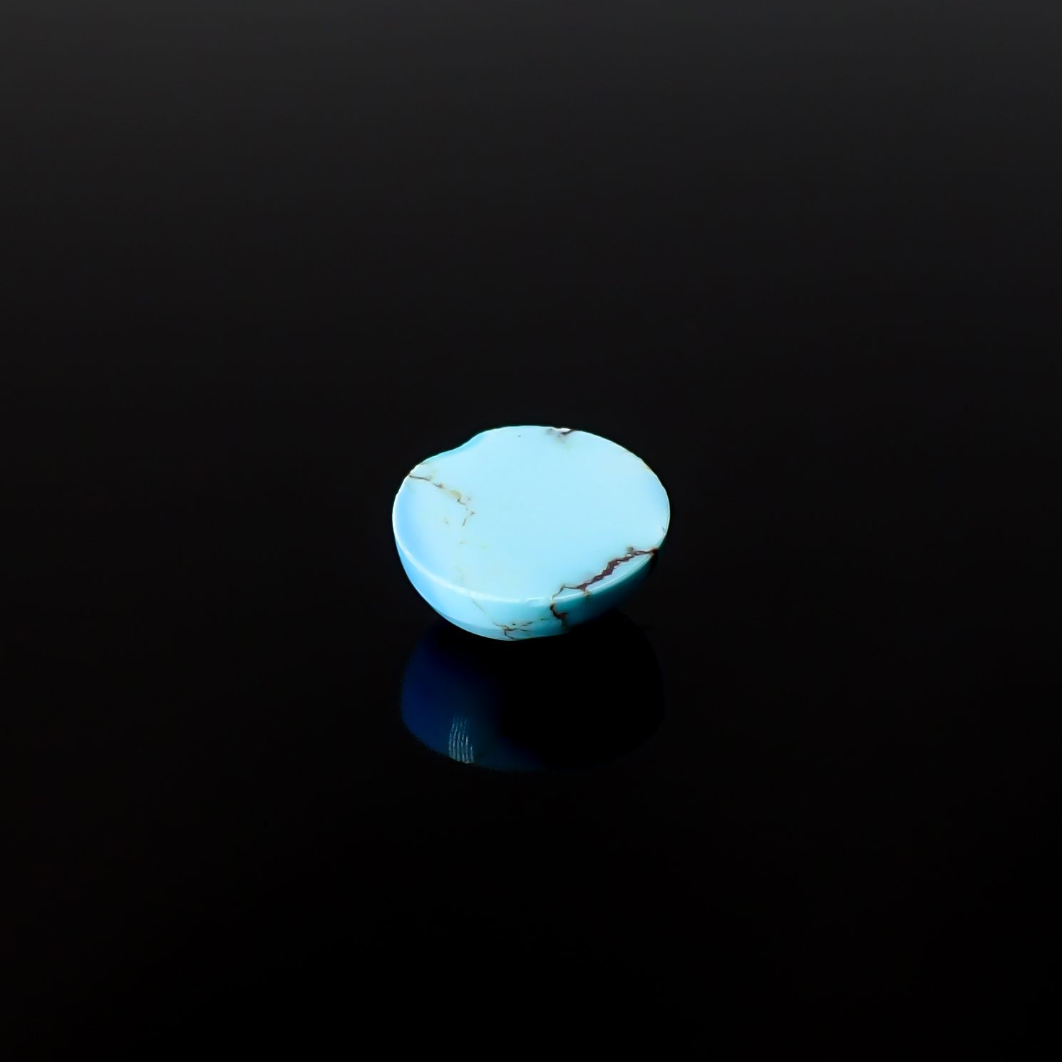 ターコイズ カザフスタン・ゴールデンヒル鉱山産 1.71ct / 8.1x8.1mm前後 [260331875]