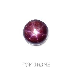 パープルスターサファイア(宝石名パープル・スター サファイア) インド産 3.68ct 識別済[20094903]7.8×7.8mm前後