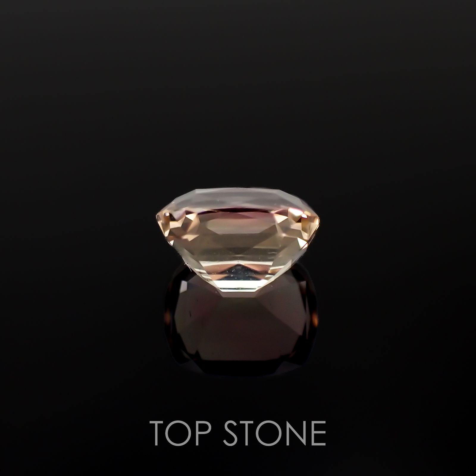 バイカラートルマリン(宝石名トルマリン)ルワンダ産 1.74ct 識別済[221119007]7.8x6.4mm前後