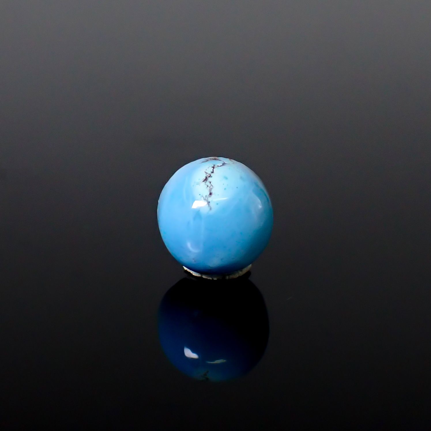 ターコイズ カザフスタン・ゴールデンヒル鉱山産 2.78ct / 8.1x8.1mm前後 [260632393]