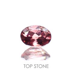 ピンクジルコン(宝石名ジルコン) スリランカ/カンボジア産 1.29ct 識別済[21029784]7.1×5.1mm前後