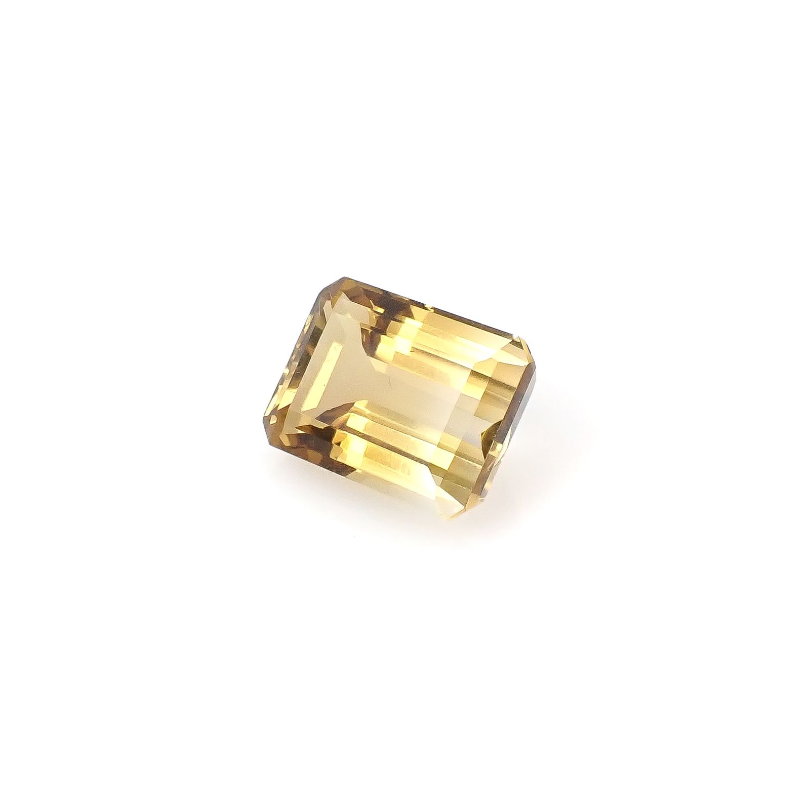 バイカラーシトリン ブラジル・ミナスジェライス州産 8.53ct[240326465]13.1x10mm前後