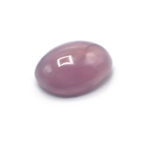 パープルカルセドニー(宝石名バイオレット・カルセドニー)インドネシア産 9.36ct 識別済[230722715]16x13.1mm前後