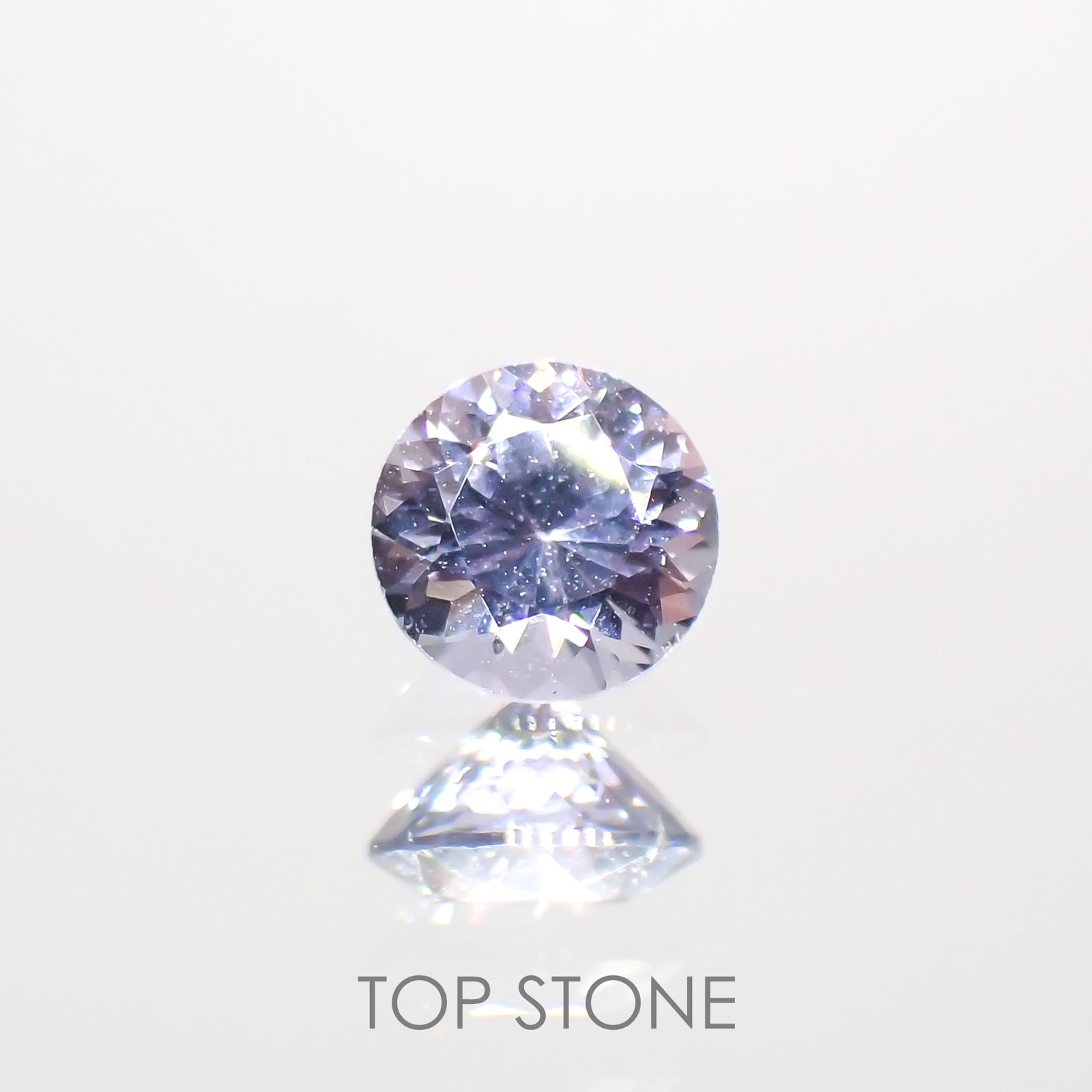 バイオレットスピネル(宝石名スピネル)ビルマ/マダガスカル産 0.25ct 識別済[220114557]3.7x3.7mm前後