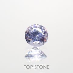 バイオレットスピネル(宝石名スピネル)ビルマ/マダガスカル産 0.25ct 識別済[220114557]3.7x3.7mm前後
