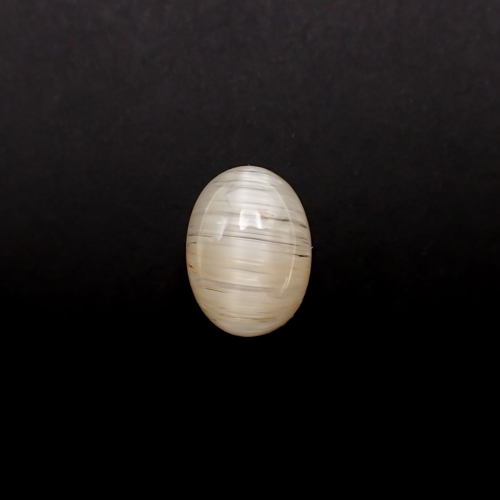 トパーズキャッツアイ ビルマ産 14.86ct[221018507]13.8x10.2mm前後