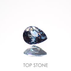 カラーチェンジガーネット アレキタイプ(宝石名ガーネット)マダガスカル・ベキリー産 0.19ct 識別済[220616434]4.2x3.2mm前後