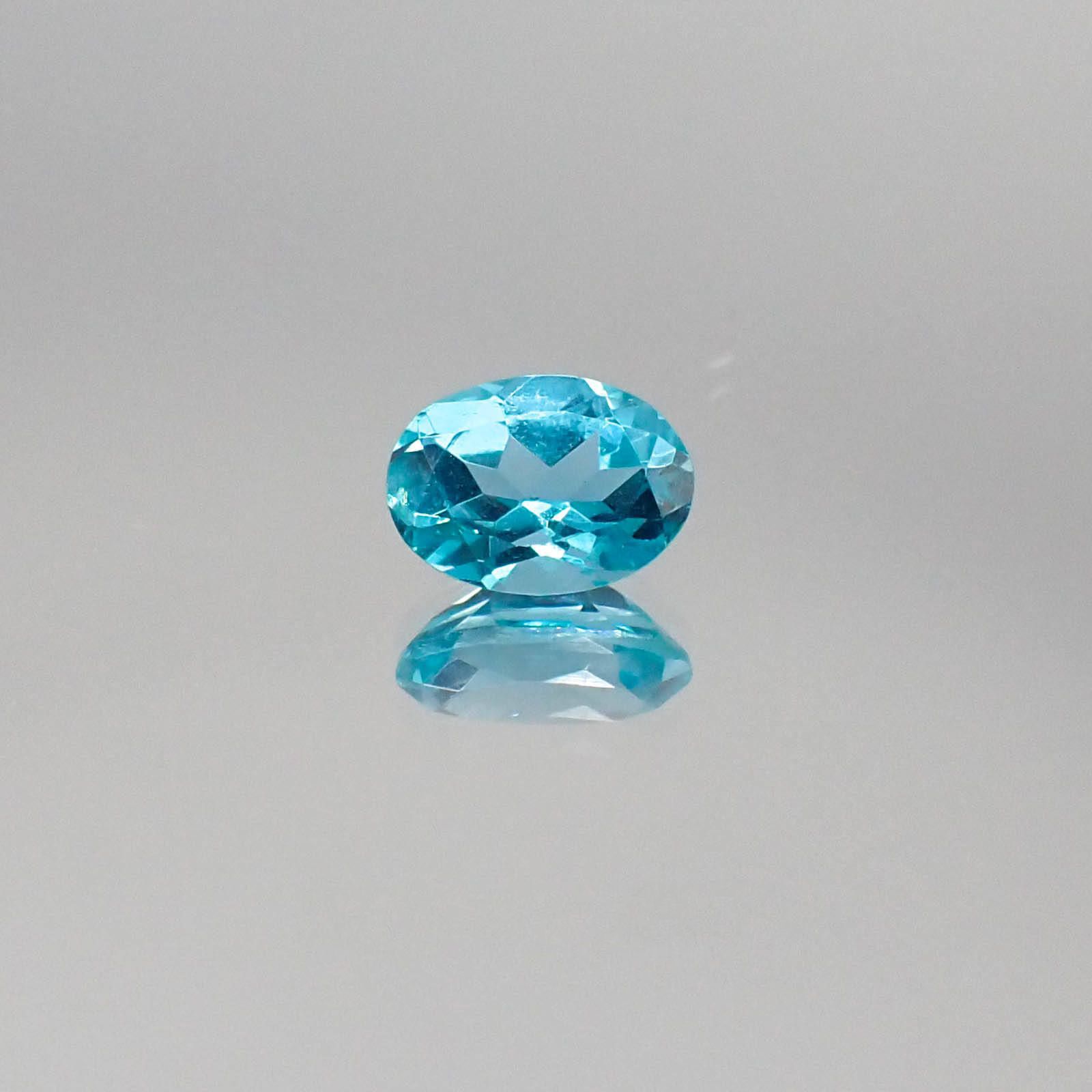 アパタイト(宝石名アパタイト)ブラジル産 0.85ct 識別済[230522010]7x5.1mm前後 | TOP STONE(トップストーン)