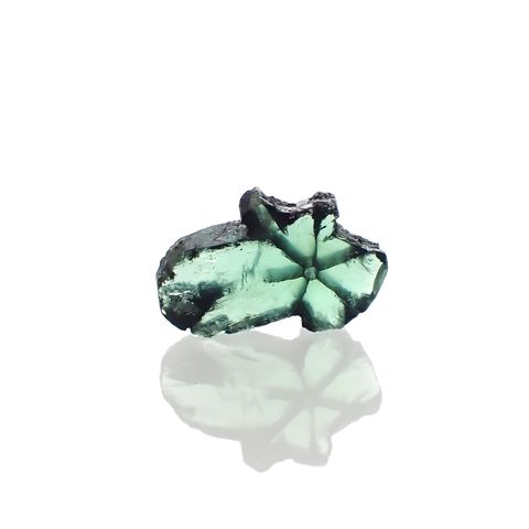 トラピッチェエメラルド コロンビア産 1.59ct[230923489]8.2x11mm前後
