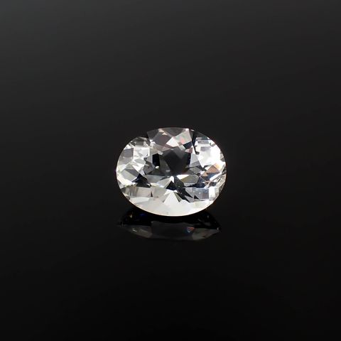 オーソクレース(宝石名ホワイト・オーソクレース)マダガスカル産 3.46ct 識別済[240628000]11.5x9.4mm前後